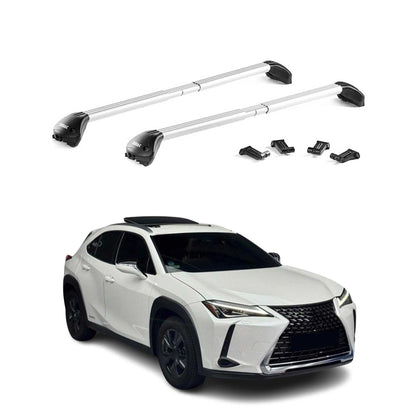 2015-2021 Lexus NX Roof Rack Cross Bars Silver