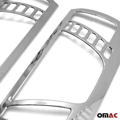 OMAC Trunk Tail Light Trim Frame for Ford Transit Connect 2010-2013 Chrome Silver 2x 2622101