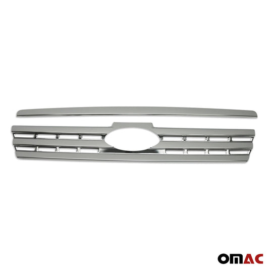 OMAC Front Bumper Grill Trim Molding for Ford Transit Connect 2010-2013 Steel 2x 2622083