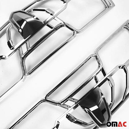 OMAC Trunk Tail Light Trim Frame for RAM ProMaster City 2015-2022 Chrome Silver 2 Pcs 2524101F