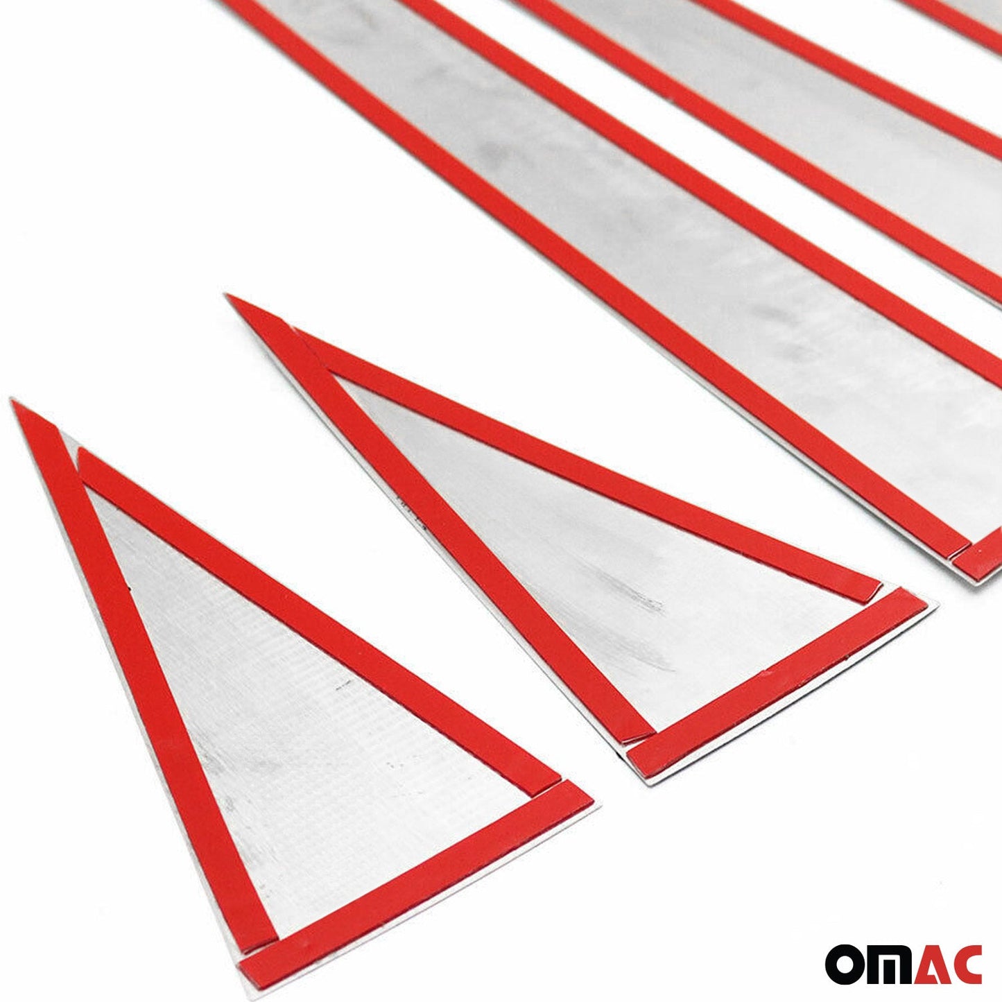 2017-2020 Nissan Rogue Window B Pillar Posts Door Trim Cover Stainless Steel Silver 8x