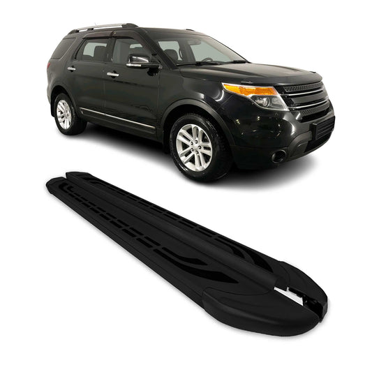 2011-2019 Ford Explorer Running Boards Side Steps Black