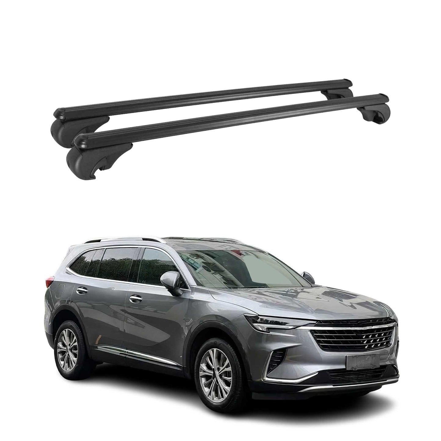 2018-2024 Buick Enclave Roof Rack Cross Bars Black Carrier 2 Pcs