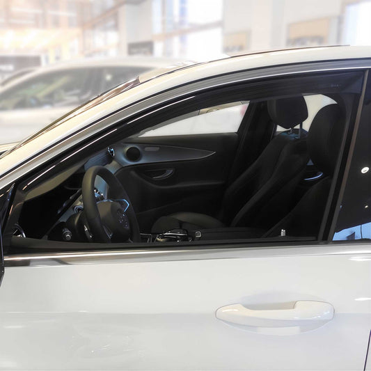 2017-2023 Mercedes E Class S213 Wagon Window Visor Vent Rain Deflector 2Pcs Smoke