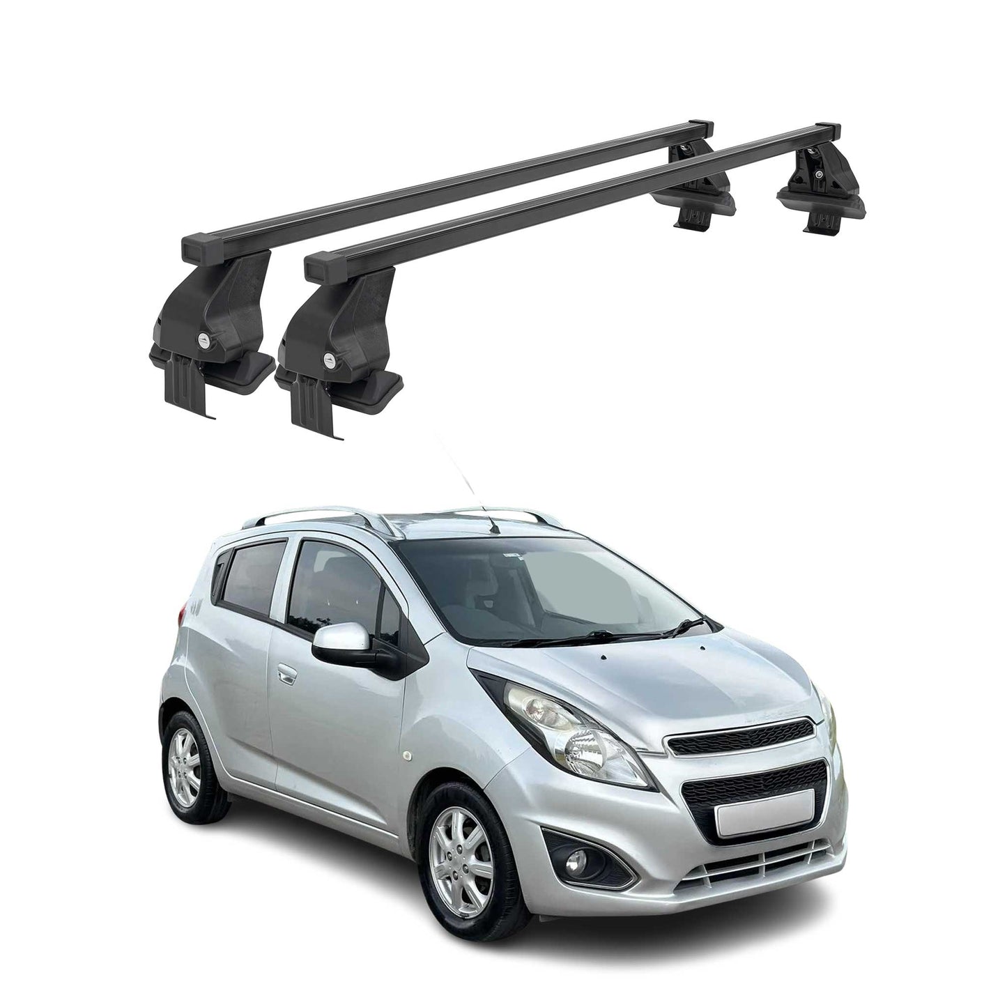 2016-2022 Chevrolet Spark Roof Rack Cross Bars Black