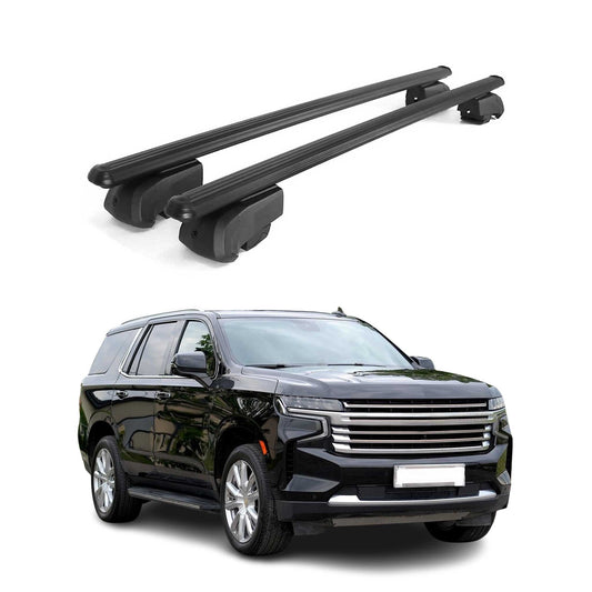 2021-2025 Chevrolet Tahoe Roof Rack Cross Bars Black