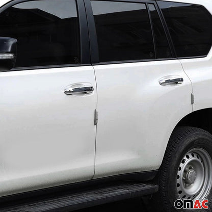 OMAC Car Door Handle Cover Protector for Lexus GX 460 2010-2019 Steel Chrome 8 Pcs U004909