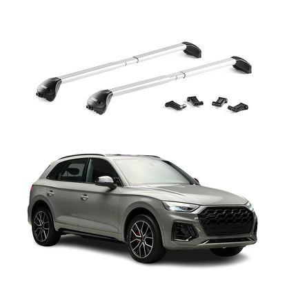 2025 Audi Q5 Roof Rack Cross Bars Luggage Carrier Alu Silver 2x