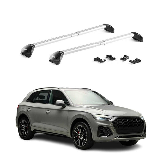 2025 Audi Q5 Roof Rack Cross Bars Luggage Carrier Alu Silver 2x