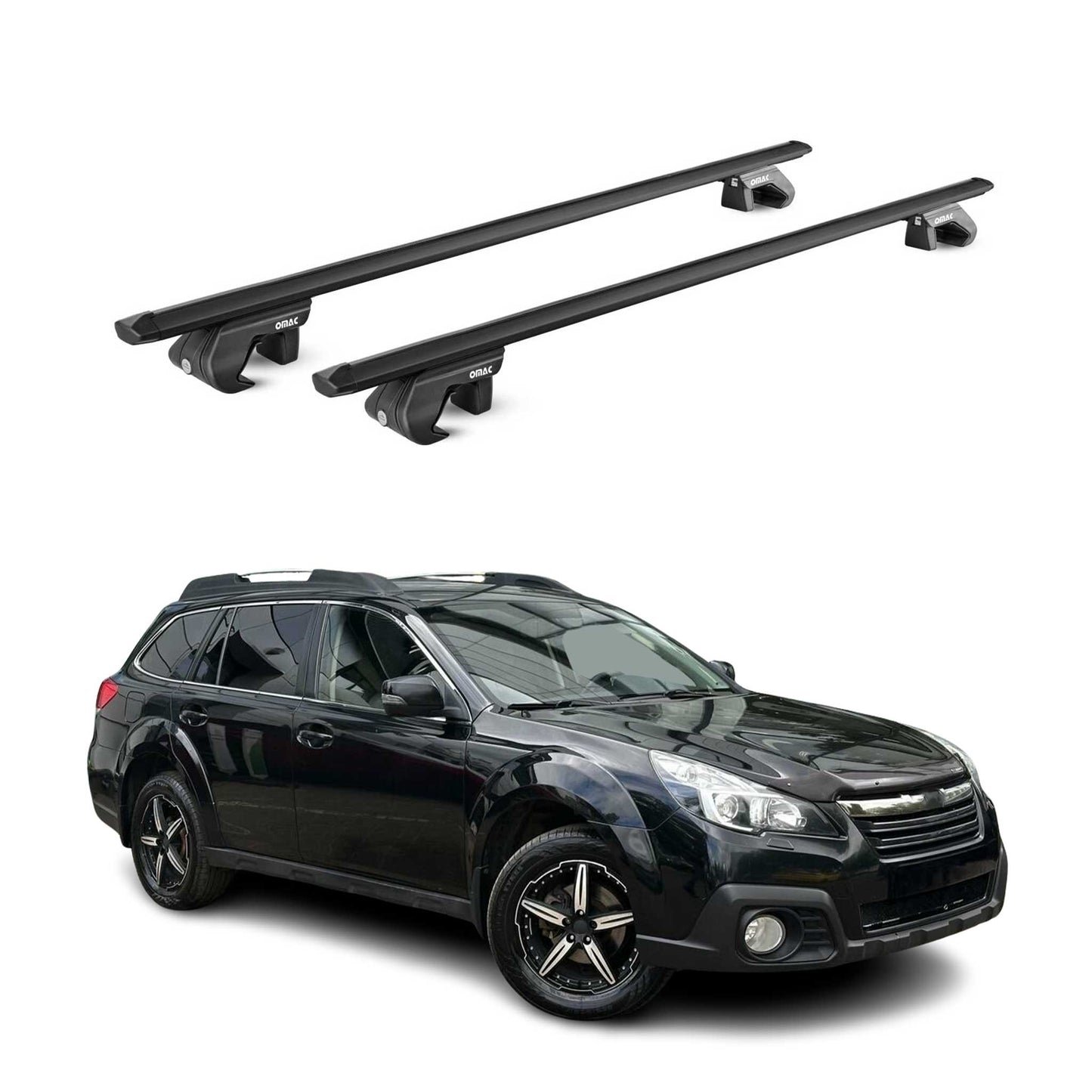 2010-2014 Subaru Outback Roof Rack Cross Bars Luggage Carrier 2 Pcs