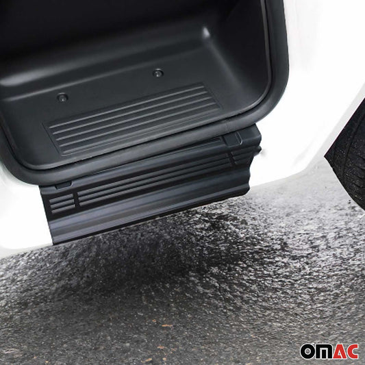 2014-2025 RAM ProMaster Door Sill Scuff Plate Scratch Protector Black 2 Pcs