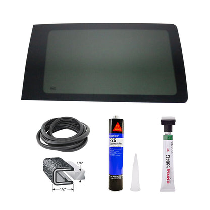 2016-2024 Mercedes Metris Window Glass Fit Kit Right Side Front L2 L3 Black