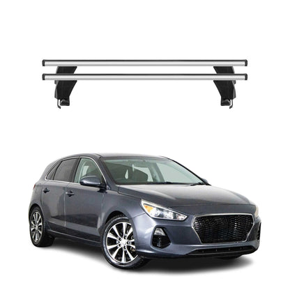2018-2020 Hyundai Elantra GT Roof Rack Cross Bars Silver
