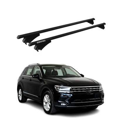 2019-2024 VW Tiguan R-Line Roof Rack Cross Bars Black