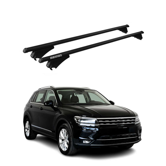 2019-2024 VW Tiguan R-Line Roof Rack Cross Bars Black