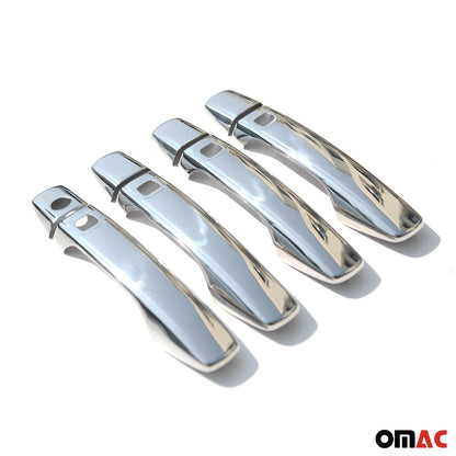 OMAC Car Door Handle Cover Protector for Lexus LX 570 2016-2021 Steel Chrome 8 Pcs U006026