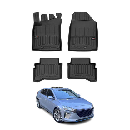 2017-2022 Hyundai Ioniq Premium Floor Mats Liners Full Set All Weather Heavy Duty