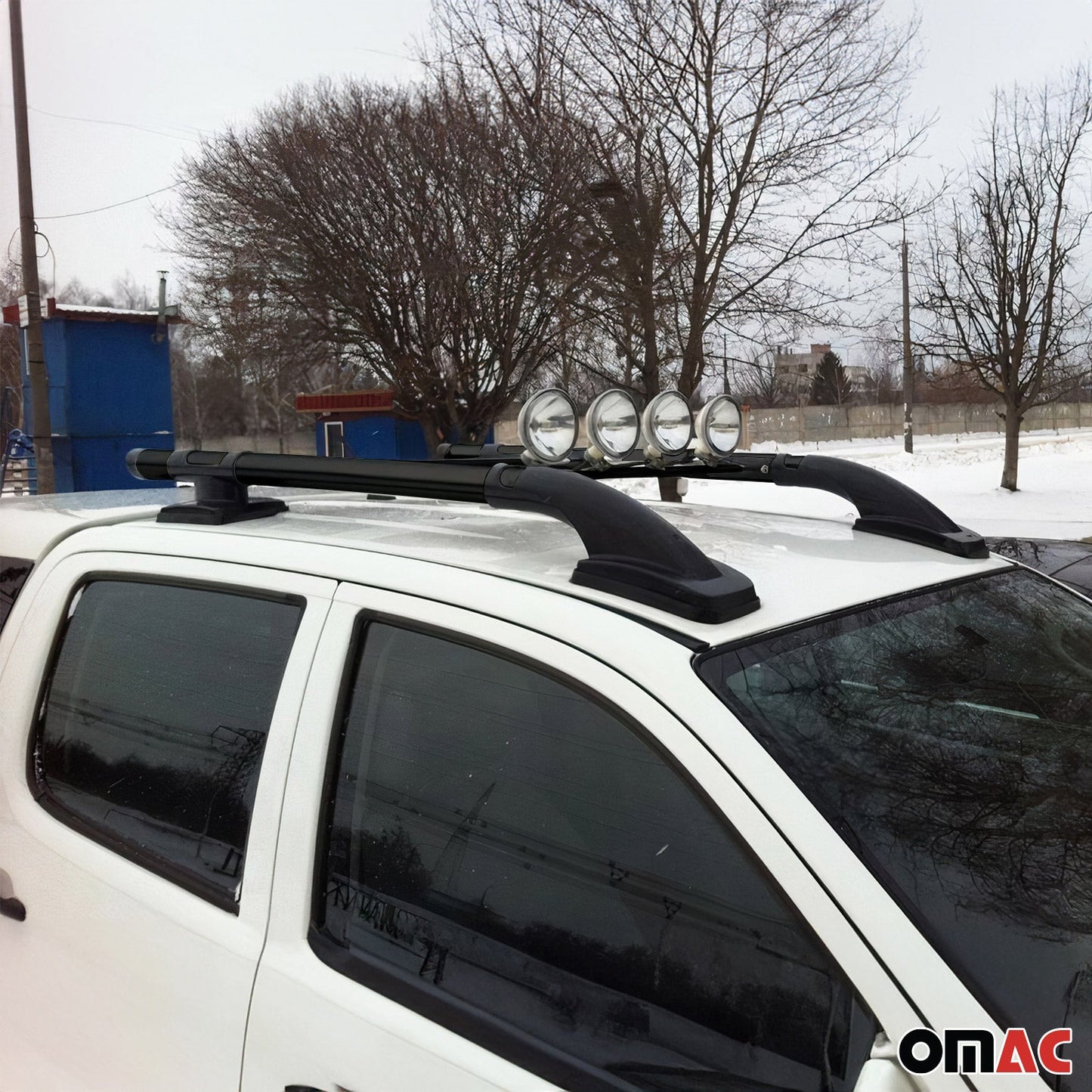2019-2023 Ford Ranger Double Cab Roof Rack Rails Side Rails Black