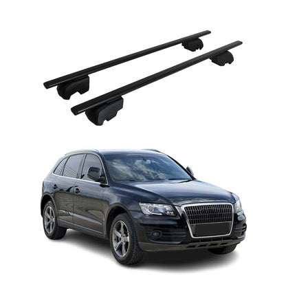 2009-2017 Audi Q5 8R Roof Rack Cross Bars Silver Luggage Carrier 2 Pcs