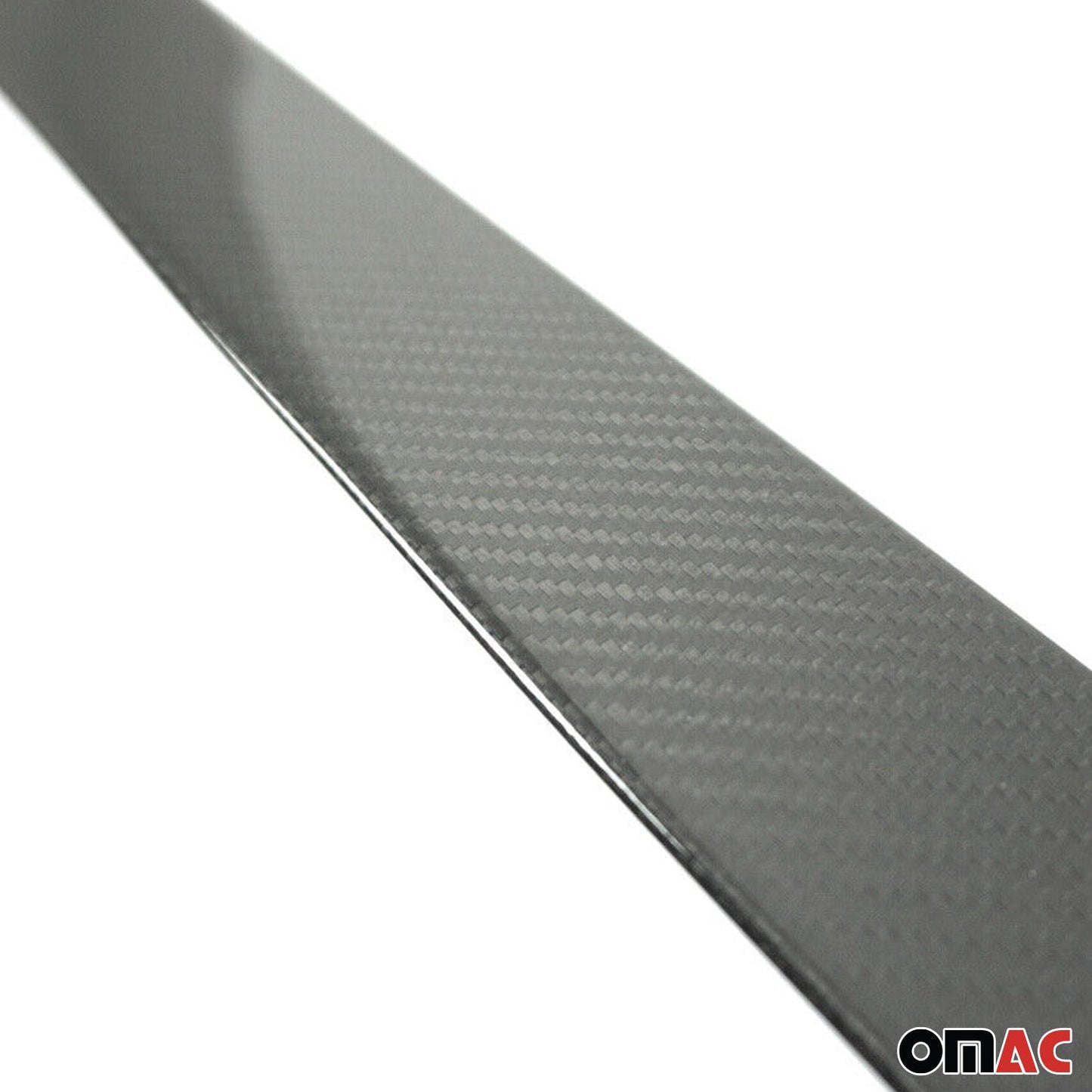 2015-2018 Jeep Renegade Rear Trunk Molding Trim Carbon Fiber Black 3 Pcs