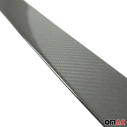 2015-2018 Jeep Renegade Rear Trunk Molding Trim Carbon Fiber Black 3 Pcs