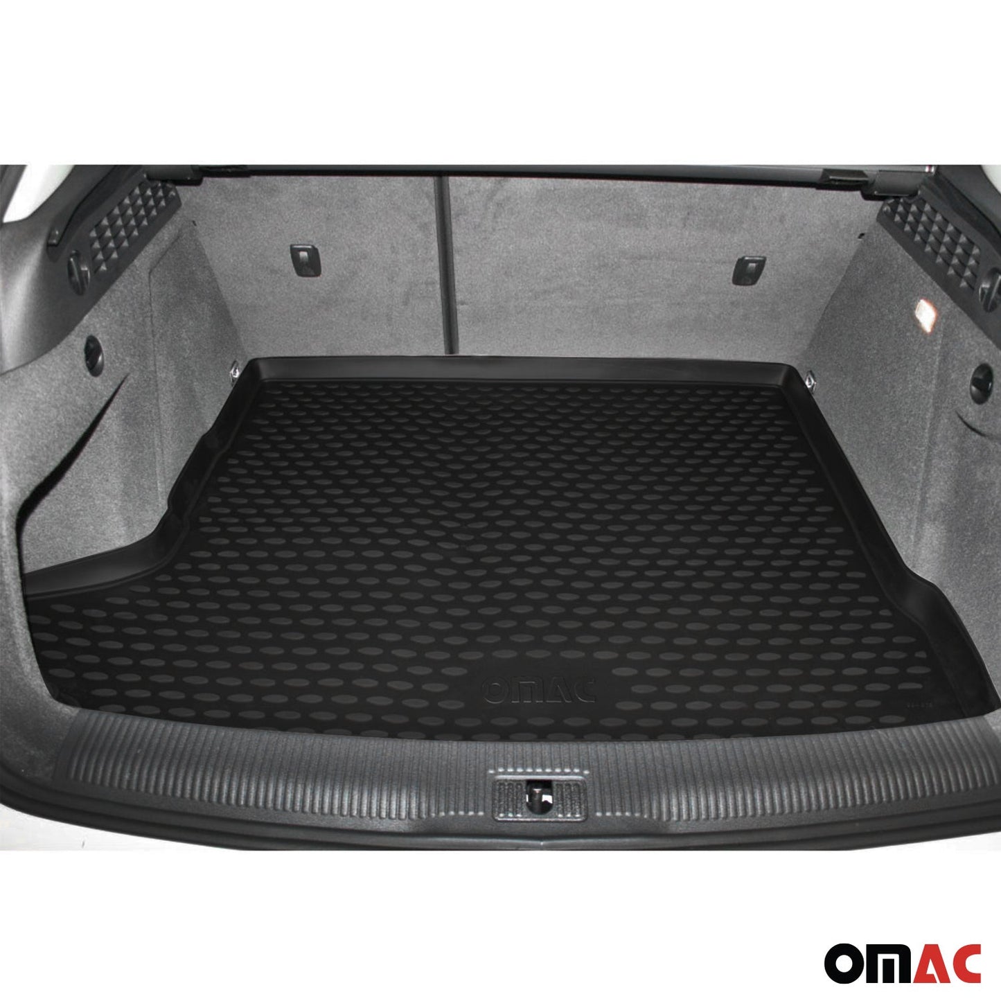 OMAC Cargo Mats Liner for Fiat 500L 2014-2020 Rear Trunk Waterproof TPE Black 2529250