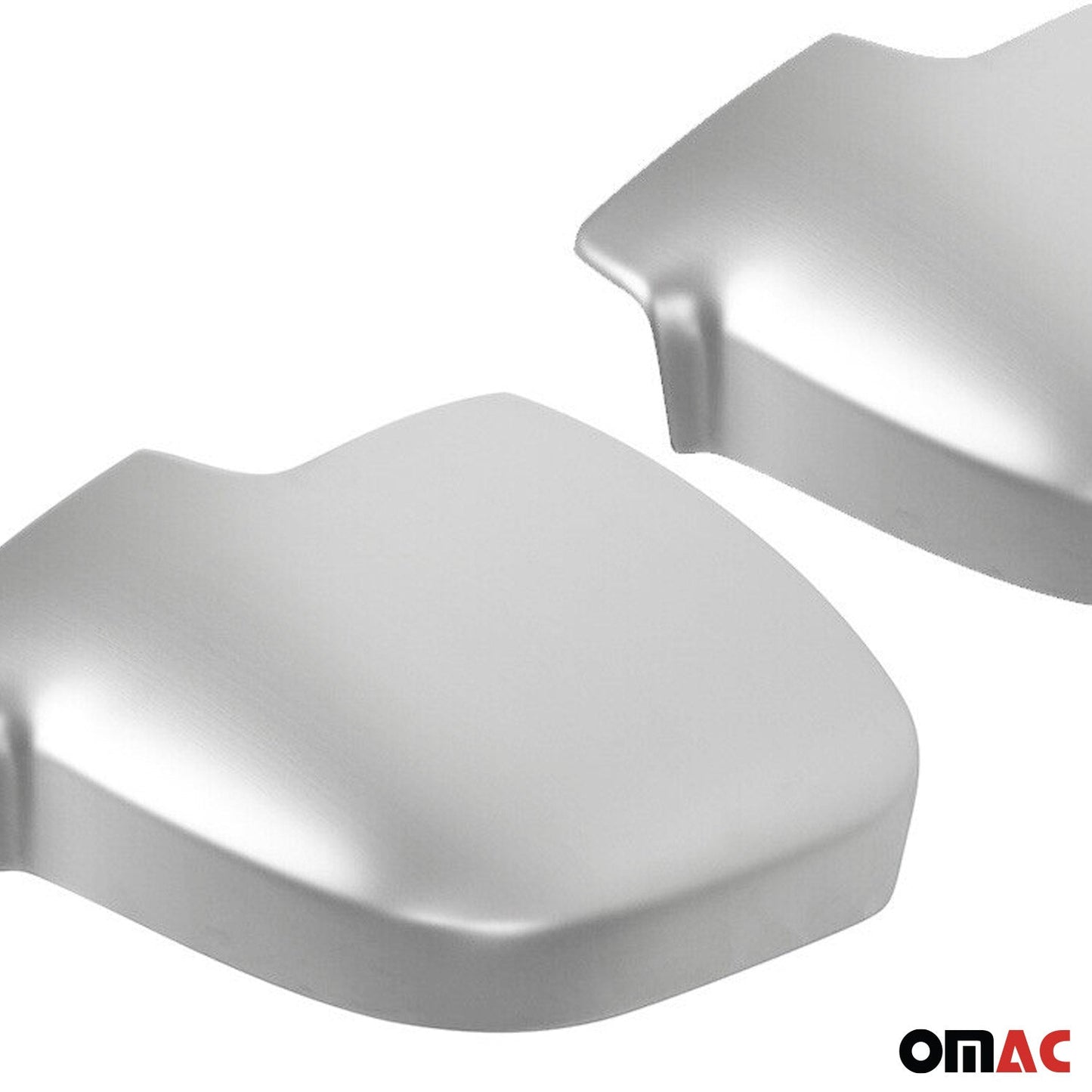OMAC Side Mirror Cover Caps Fits Mercedes Sprinter W907 910 2019-2024 Brushed Steel 4745111T