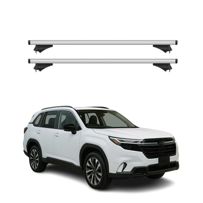 2025 Subaru Forester Roof Rack Cross Bars Luggage Carrier Silver 2Pcs