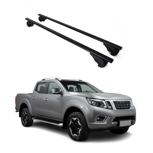 2014-2024 Nissan Navara D23 Roof Rack Cross Bars Black