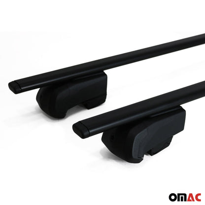 OMAC Roof Racks Luggage Carrier Cross Bars Iron for Genesis GV70 2022-2024 Black 2Pcs G003048