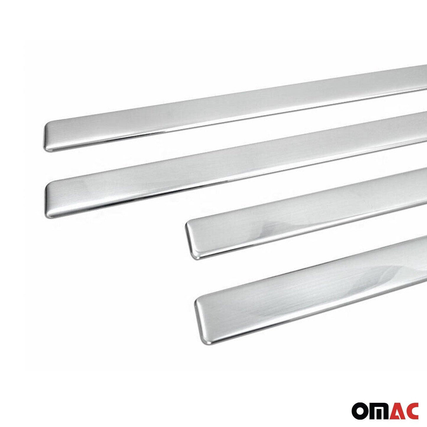 OMAC Door Sill Scuff Plate Scratch Protector for Alfa Romeo 147 2002-2007 Steel 4x 0101091N