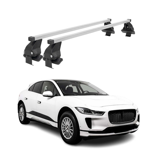 2019-2025 Jaguar I-Pace Roof Rack Cross Bars Silver