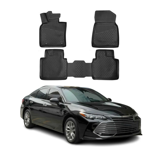 2018-2023 Toyota Avalon Hybrid Floor Mats Liners Full Set All Weather Black