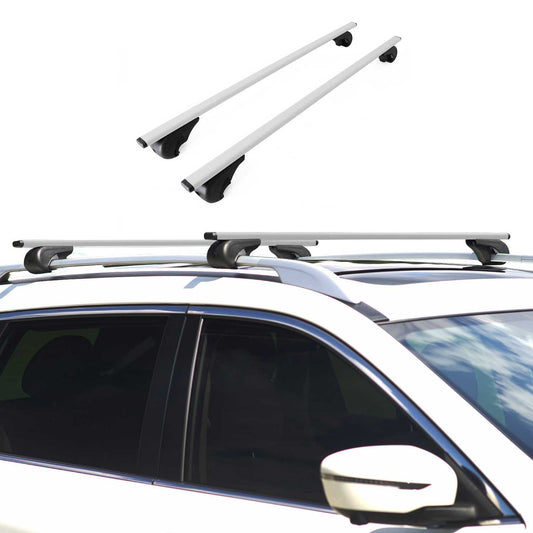 2015-2019 VW Golf SportWagen Mk7 Roof Rack Cross Bars Silver