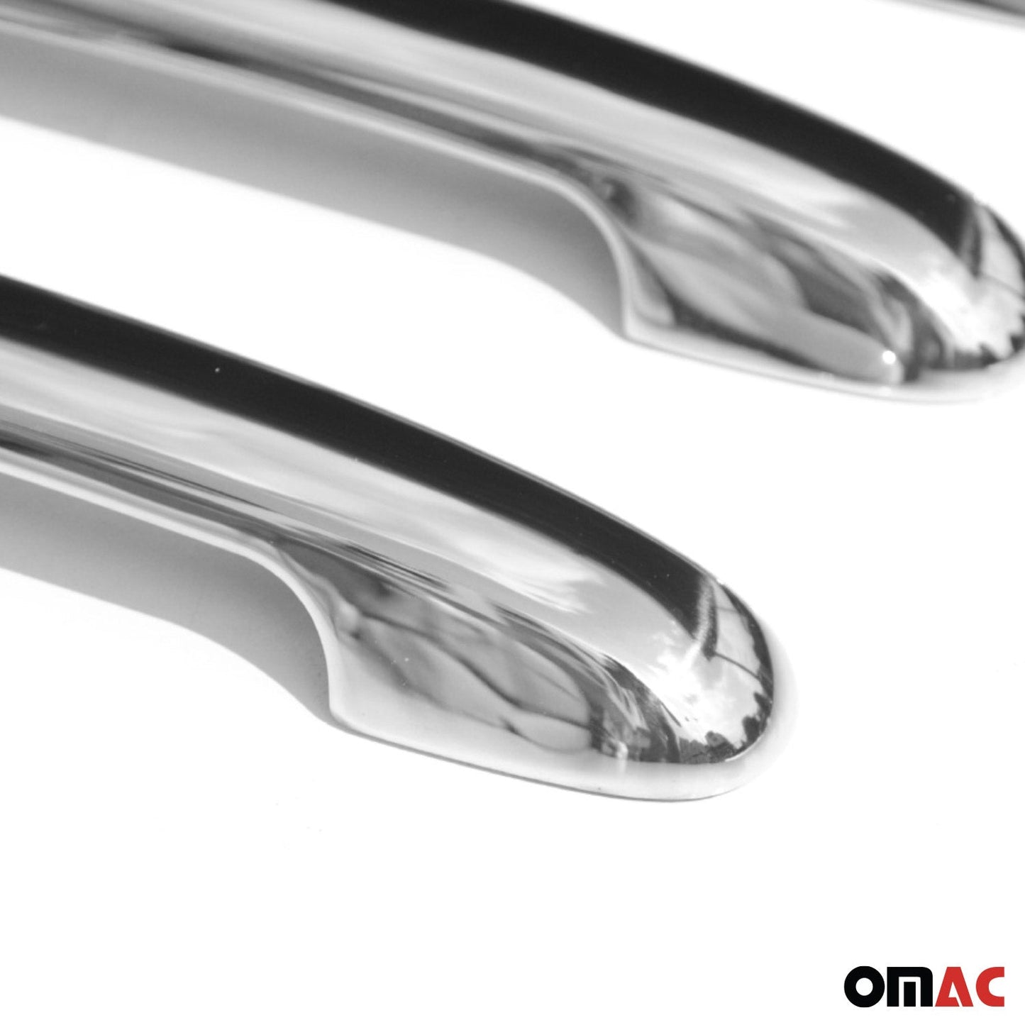 OMAC Car Door Handle Cover Protector for Hyundai Elantra 2007-2010 Silver 8Pcs Steel '3209041