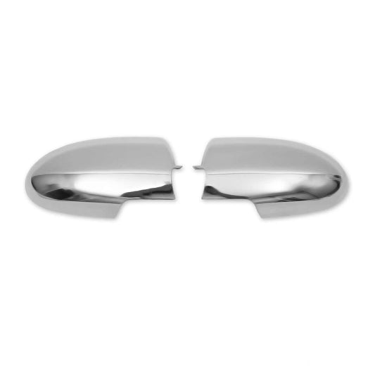 OMAC Side Mirror Cover Caps Fits Hyundai Accent 2006-2011 Chrome Silver 2 Pcs 3203111