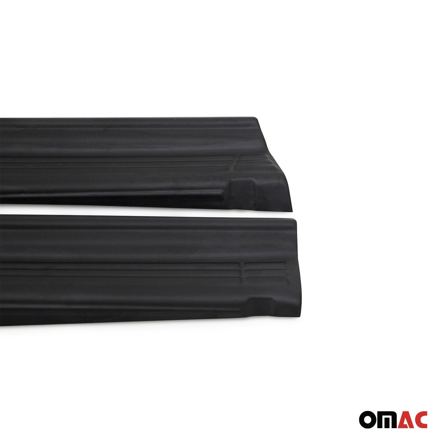 OMAC Door Sill Scuff Plate Scratch Protector for RAM ProMaster 2014-2024 Black 2 Pcs 2523092PT