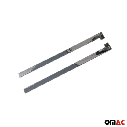 OMAC For Fiat Doblo 2010-2021 Chrome Side Sliding Door Trim S.Steel 2 Pcs U005885