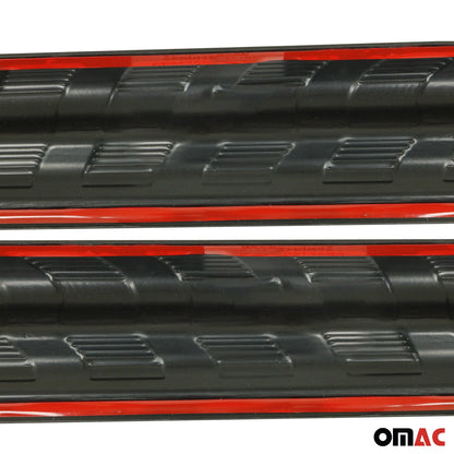 OMAC Door Sill Scuff Plate Scratch for Mercedes Sprinter W906 2010-2018 Black 2x 4724092PT