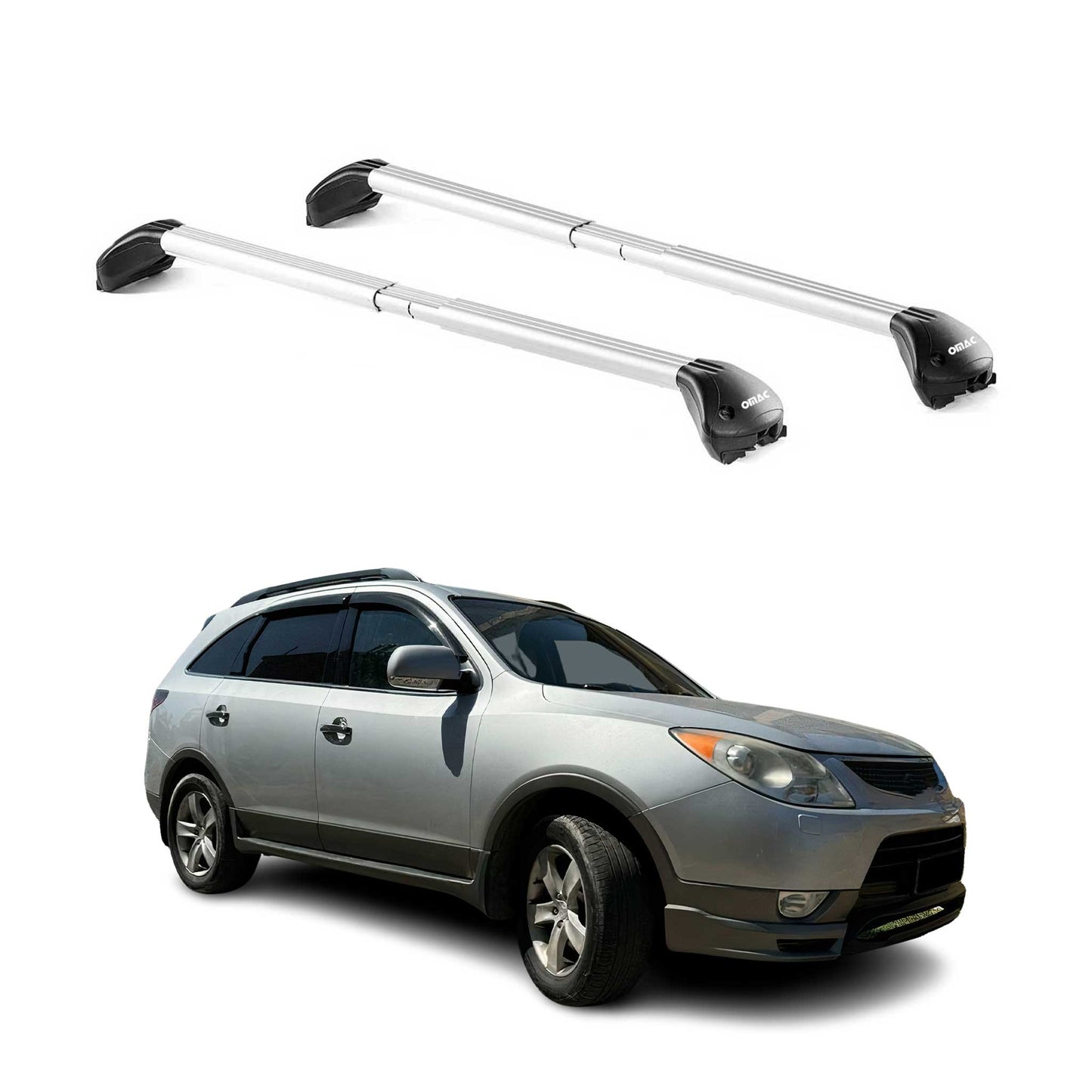2007-2012 Hyundai Veracruz Roof Rack Cross Bars Luggage Carrier 2 Pcs