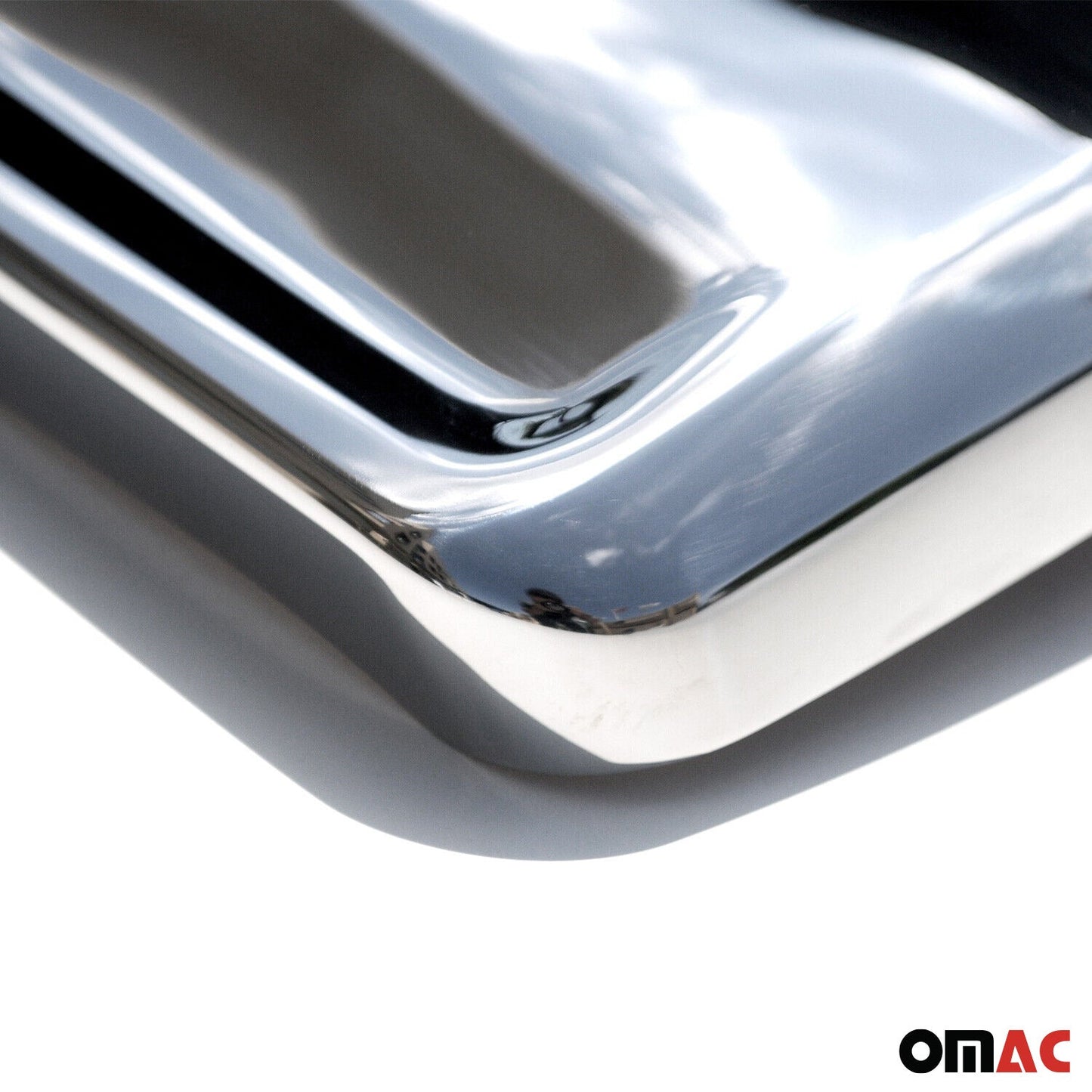 OMAC Side Mirror Cover Caps Fits Mercedes Sprinter W906 2010-2018 Steel Silver 2 Pcs 4724111