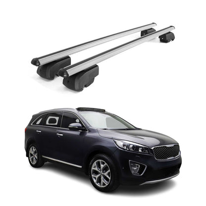 2016-2020 Kia Sorento Roof Rack Cross Bars Silver