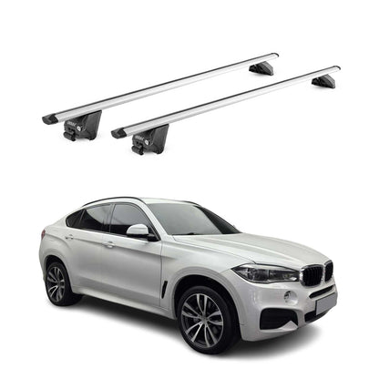 2015-2019 BMW X6 F16 Roof Rack Cross Bars Silver