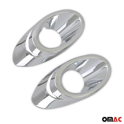 OMAC Fits Chevrolet Sonic 2012-2021 Chrome Fog Light Frame Trim Cover 2 Pcs 1601103