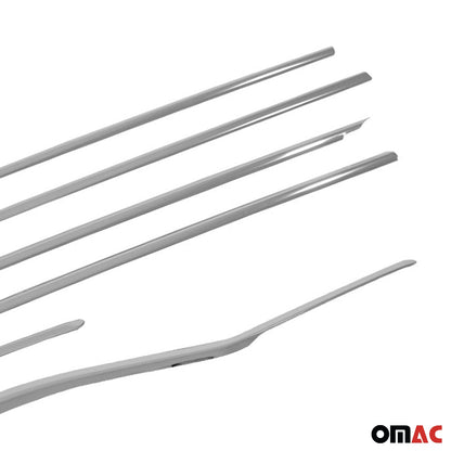 OMAC Window Molding Trim Streamer for Honda Accord 2018-2022 Silver 6Pcs Steel 3426141F