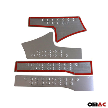 OMAC Door Sill Scuff Plate Scratch Protector for Citroen Berlingo 2008-2019 Steel 4x 5723094N