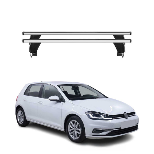 2015-2021 VW Golf Mk7 Roof Rack Cross Bars Silver