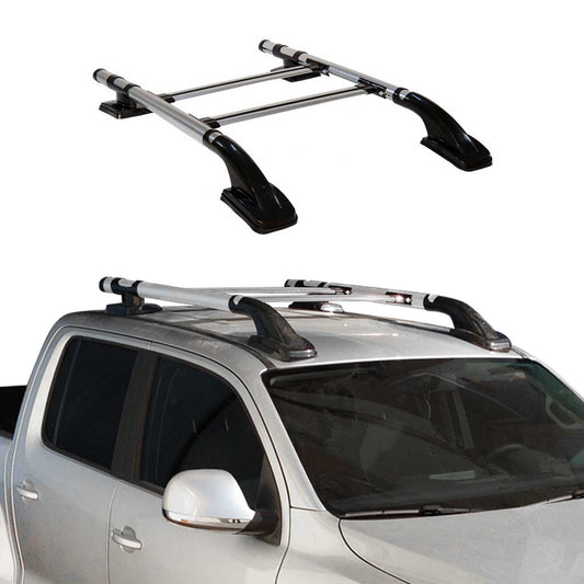 2005-2021 Nissan Frontier Double Cab Roof Rack Rails Side Rails Silver