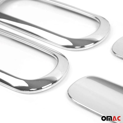 OMAC Car Door Handle Cover Protector for Mazda MX-5 Miata 2016-2023 Silver Chrome ID-4604031