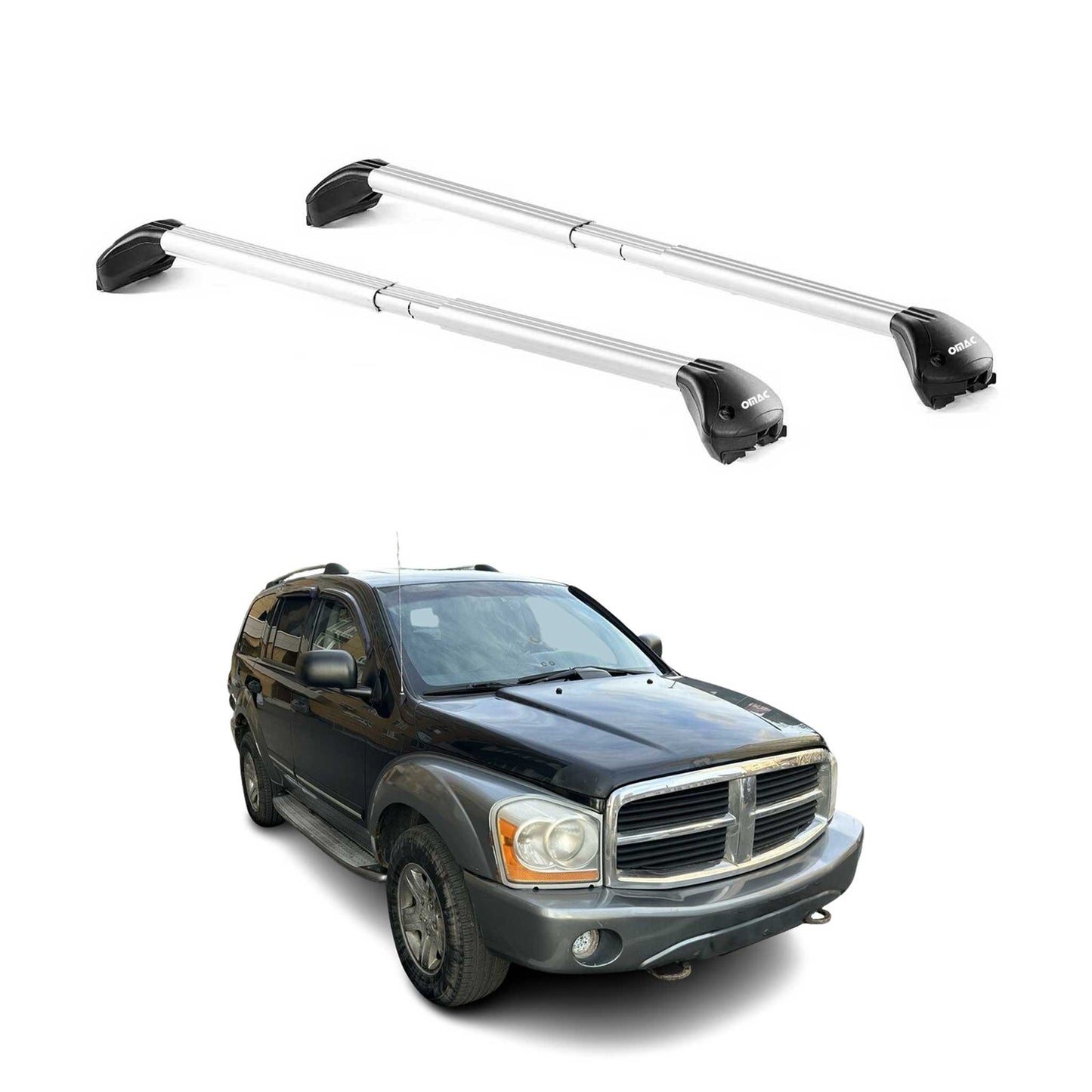 2007-2009 Dodge Durango Roof Rack Cross Bars Luggage Carrier 2 Pcs